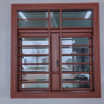Cửa Sổ Nhôm Kính Giả Gỗ
