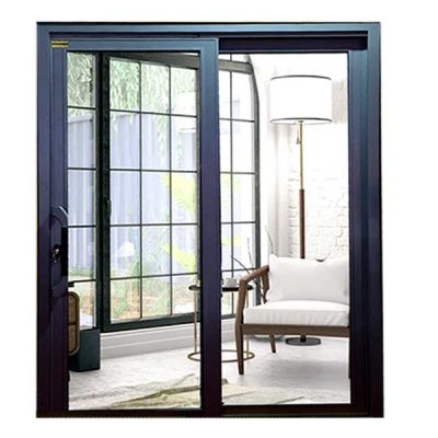 Cửa nhôm mở trượt quay 2 cánh